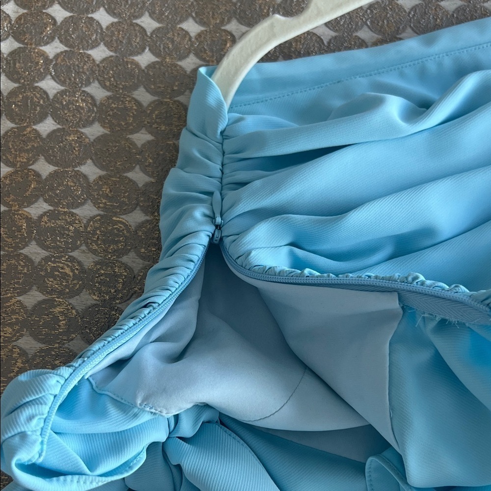 NWOT Amanda Uprichard Sky Blue One-Shoulder Top Size XS - Picture 9 of 10